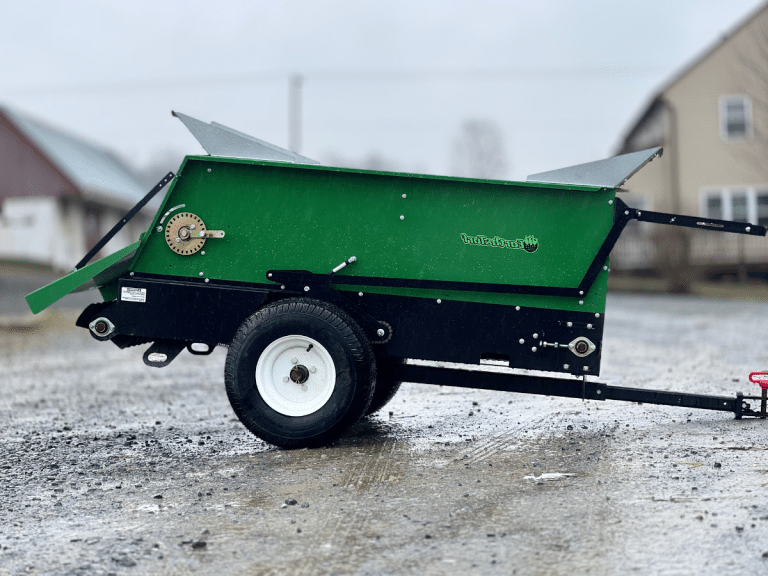 220 tow behind compost spreader
