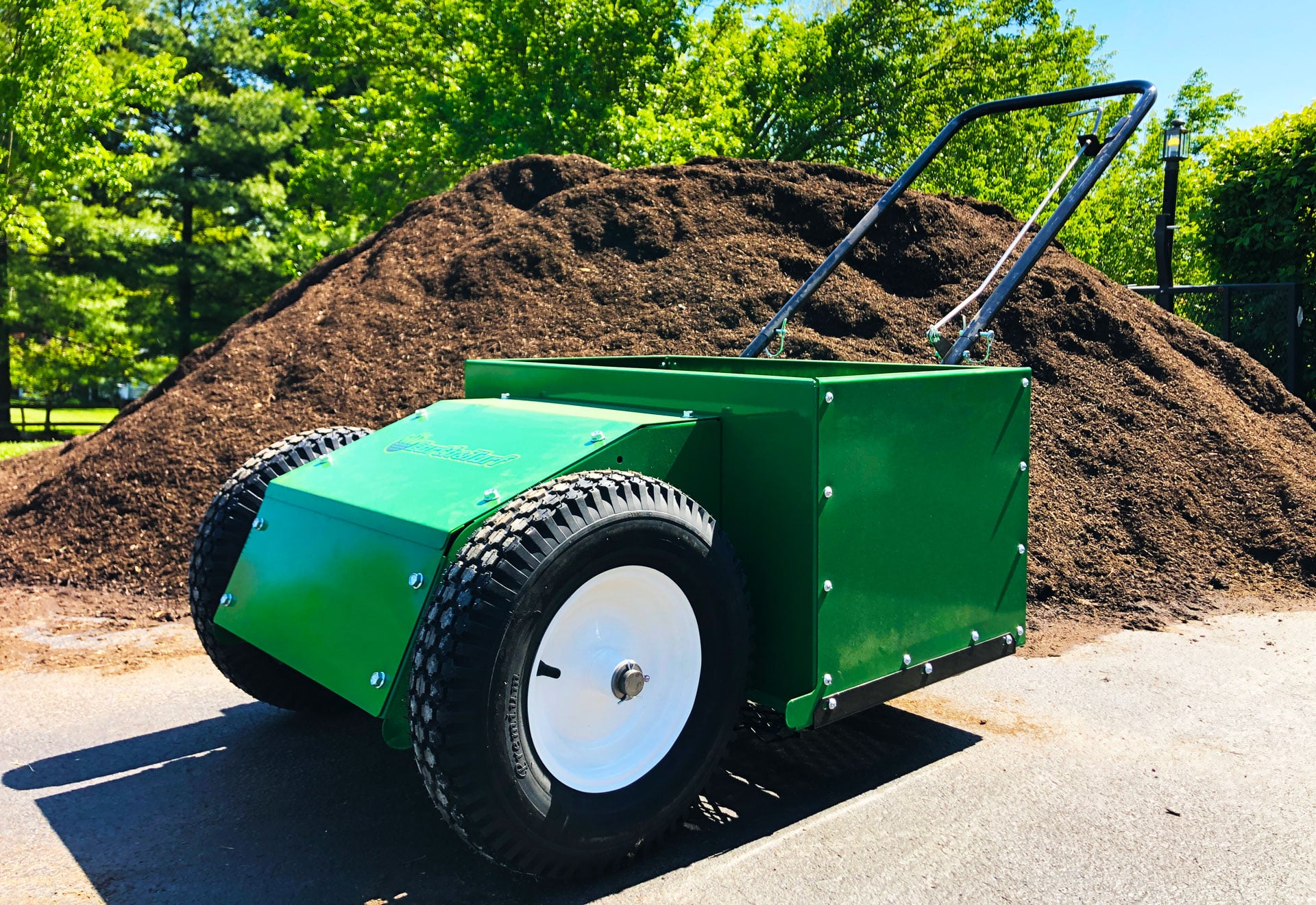 walk behind compost spreader earth and turf products